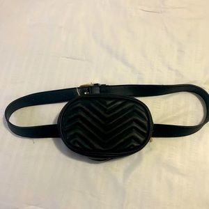 Black waist pack